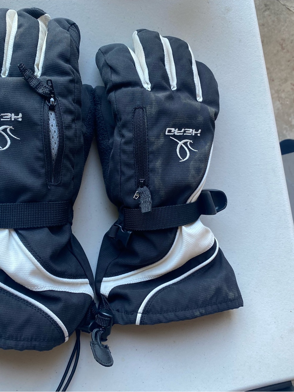 HELD Outlast Unisex’s Black and White Ski Gloves Size Large